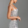 Adaia Embellished Low-Rise Micro Mini Kjolar i vitt Adaia Embellished Low-Rise Micro Mini Kjolar i vitt