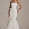 Adelpha Tulle Hem Fishtail Gown i elfenben Adelpha Tulle Hem Fishtail Gown i elfenben