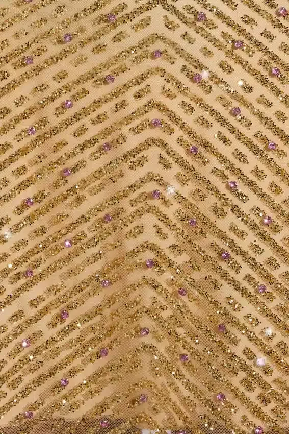 Adhara Embellished Low-Rise A-Line Micro Mini Kjolar i guld Adhara Embellished Low-Rise A-Line Micro Mini Kjolar i guld