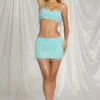 Aerin Fringed Bralette i aquablått Aerin Fringed Bralette i aquablått
