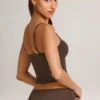 Ailany Modal Scoop-Neck Tank Top i chokladbrunt Ailany Modal Scoop-Neck Tank Top i chokladbrunt