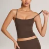 Ailany Modal Scoop-Neck Tank Top i chokladbrunt Ailany Modal Scoop-Neck Tank Top i chokladbrunt