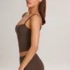 Ailany Modal Scoop-Neck Tank Top i chokladbrunt Ailany Modal Scoop-Neck Tank Top i chokladbrunt