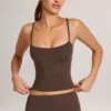 Ailany Modal Scoop-Neck Tank Top i chokladbrunt Ailany Modal Scoop-Neck Tank Top i chokladbrunt