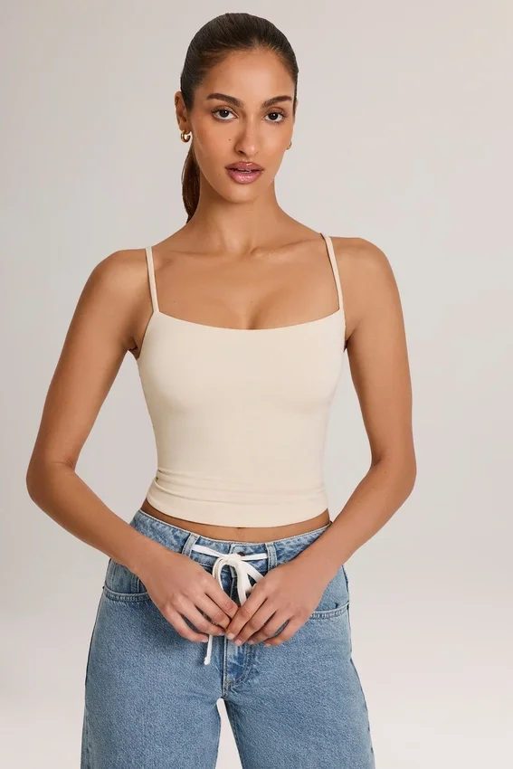 Ailany Modal Scoop-Neck Tank Top i Ivory Ailany Modal Scoop-Neck Tank Top i Ivory