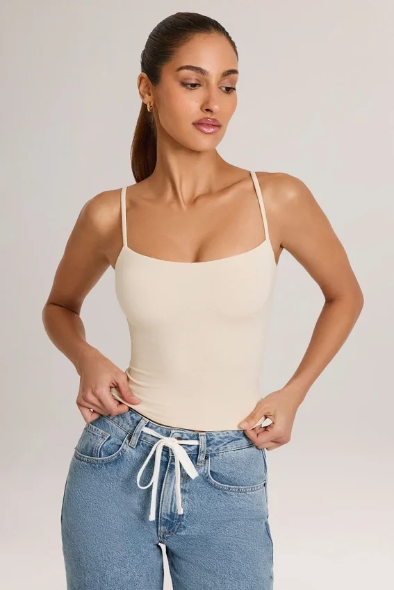 Ailany Modal Scoop-Neck Tank Top i Ivory Ailany Modal Scoop-Neck Tank Top i Ivory
