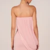 Alessandra bandeau-draperad miniklänning i blushrosa Alessandra bandeau-draperad miniklänning i blushrosa