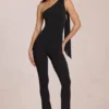 Alira Modal One-Shoulder Jumpsuit i svart Alira Modal One-Shoulder Jumpsuit i svart