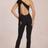 Alira Modal One-Shoulder Jumpsuit i svart Alira Modal One-Shoulder Jumpsuit i svart