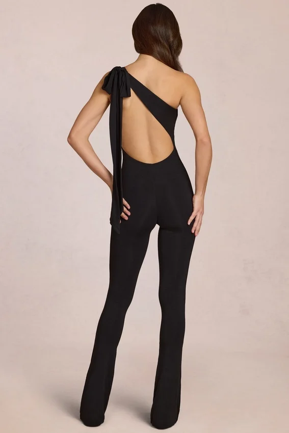 Alira Modal One-Shoulder Jumpsuit i svart Alira Modal One-Shoulder Jumpsuit i svart
