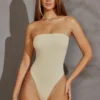 Allegra bandeau-bodys i ivory Allegra bandeau-bodys i ivory