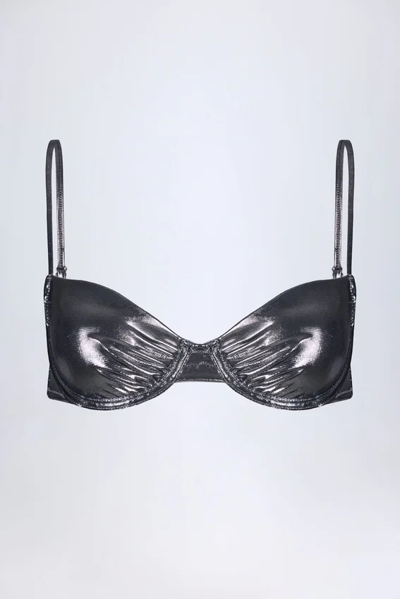 Aluna bikinitopp med bygel i silver Aluna bikinitopp med bygel i silver