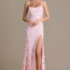 Aurelia Embellished Corset Gown i babyrosa Aurelia Embellished Corset Gown i babyrosa