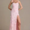 Aurelia Embellished Corset Gown i babyrosa Aurelia Embellished Corset Gown i babyrosa