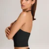 Aviora Modal halterneck-top i svart Aviora Modal halterneck-top i svart