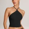 Aviora Modal halterneck-top i svart Aviora Modal halterneck-top i svart