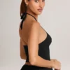 Aviora Modal halterneck-top i svart Aviora Modal halterneck-top i svart