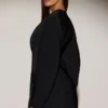 Azelie miniklänning med enkelknäppt blazer i svart Azelie miniklänning med enkelknäppt blazer i svart