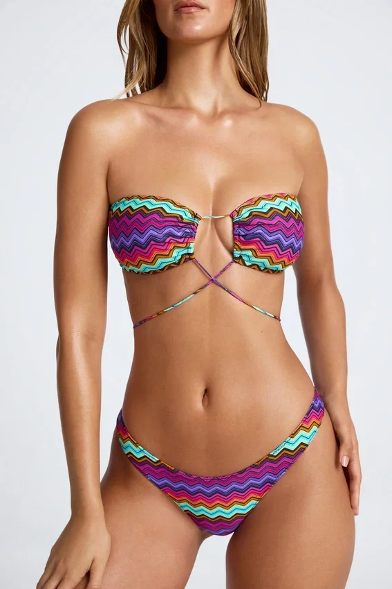Azure By Oh Polly Badkläder Multiway Bikinitoppar i Multi Print Azure By Oh Polly Badkläder Multiway Bikinitoppar i Multi Print