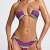 Azure By Oh Polly Swim Micro Cheeky bikinibyxor i Multi Print Azure By Oh Polly Swim Micro Cheeky bikinibyxor i Multi Print
