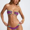 Azure By Oh Polly Swim Micro Cheeky bikinibyxor i Multi Print Azure By Oh Polly Swim Micro Cheeky bikinibyxor i Multi Print