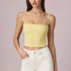 Beata högmidjade A-linje-shorts i Ecru-tvätt Beata högmidjade A-linje-shorts i Ecru-tvätt