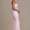 Beatrix Premium Embellished Lace Corset Gown i Baby Pink Beatrix Premium Embellished Lace Corset Gown i Baby Pink