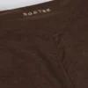 Borstad jerseybyxa med rynkad vid ben i pecanmarmorerad Borstad jerseybyxa med rynkad vid ben i pecanmarmorerad