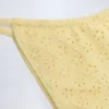 Bosa Broderie Anglaise bikinibyxor med dragsko i citrongult Bosa Broderie Anglaise bikinibyxor med dragsko i citrongult