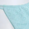 Bosa Broderie Anglaise bikinibyxor med dragsko i puderblått Bosa Broderie Anglaise bikinibyxor med dragsko i puderblått