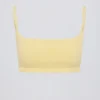Bralette med fyrkantig halsringning i citrongult Bralette med fyrkantig halsringning i citrongult