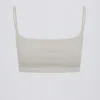 Bralette med fyrkantig halsringning i ljusgrått Bralette med fyrkantig halsringning i ljusgrått