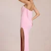Caliane Bandeau Draped Maxiklänning i Blossom Pink Caliane Bandeau Draped Maxiklänning i Blossom Pink