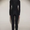 Cassie Embellished Jersey High-Waisted Leggings i svart Cassie Embellished Jersey High-Waisted Leggings i svart