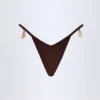 Cebu Charm-Detail stringbikinibyxor i mörk choklad Cebu Charm-Detail stringbikinibyxor i mörk choklad