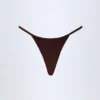 Cebu Charm-Detail stringbikinibyxor i mörk choklad Cebu Charm-Detail stringbikinibyxor i mörk choklad