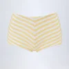 Cerreto midhög hotpants i citrongula ränder Cerreto midhög hotpants i citrongula ränder