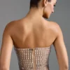 Charnelle Embellished Bandeau Top i Almond Charnelle Embellished Bandeau Top i Almond