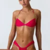 Pensacola Cheeky bikinibyxor i hallonrosa