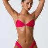 Pensacola Cheeky bikinibyxor i hallonrosa