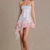 Colette Embellished Tulle Corset Miniklänning i Baby Pink Colette Embellished Tulle Corset Miniklänning i Baby Pink