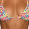 Comino triangel-bikinitopp i ljust mönster Comino triangel-bikinitopp i ljust mönster