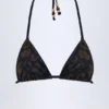 Comoros Charm-Detail Triangel-bikinitopp i svart Comoros Charm-Detail Triangel-bikinitopp i svart