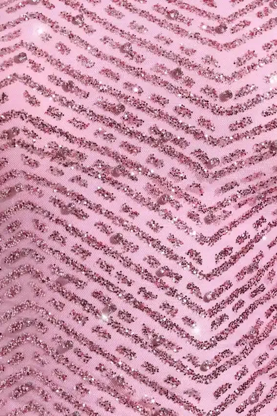 Cosette-top med asymmetrisk scarf-detalj i rosa Cosette-top med asymmetrisk scarf-detalj i rosa