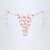 Cove Side-Tie Cheeky bikinibyxor i körsbärsmönster Cove Side-Tie Cheeky bikinibyxor i körsbärsmönster