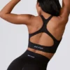 Cut Out Define Luxe sport-BH i svart Cut Out Define Luxe sport-BH i svart