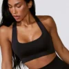 Cut Out Define Luxe sport-BH i svart Cut Out Define Luxe sport-BH i svart