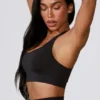 Cut Out Define Luxe sport-BH i svart Cut Out Define Luxe sport-BH i svart