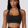 Cut Out Define Luxe sport-BH i svart Cut Out Define Luxe sport-BH i svart