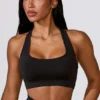 Cut Out Define Luxe sport-BH i svart Cut Out Define Luxe sport-BH i svart